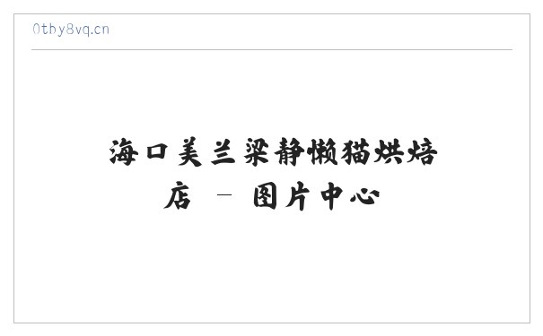 海口美兰梁静懒猫烘焙店 缩略图